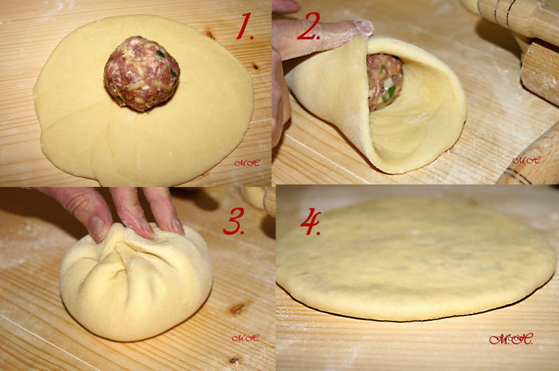 Pastýřské plněné placky