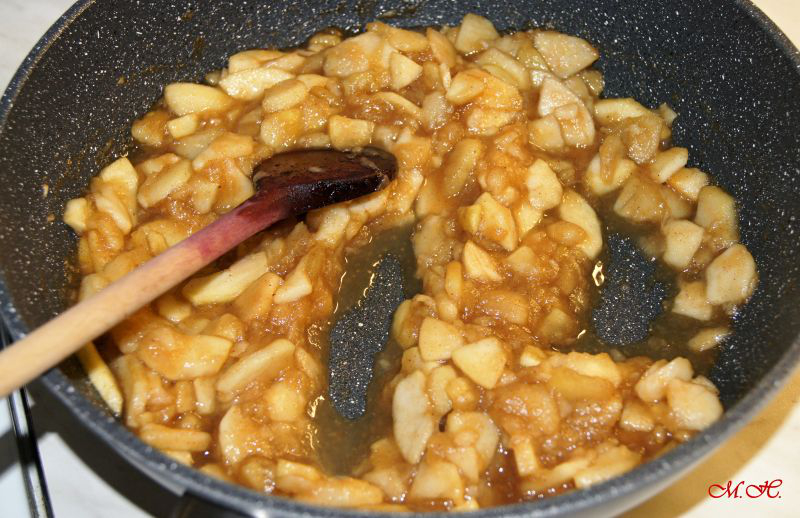 Náplň do koláče – jablkový rozvar
