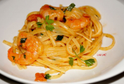 [08]Těstoviny linguine s krevetami