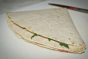 Složená naplněná tortilla