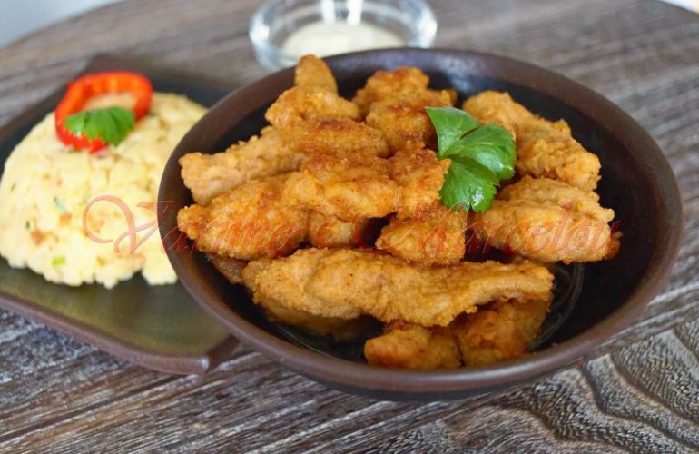 Smažené nugety či hranolky z králičího masa „Rabbit & chips“
