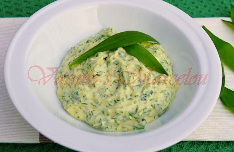 Omáčka Aioli z medvědího česneku 