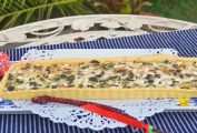 Quiche s pórkem a čerstvým sýrem