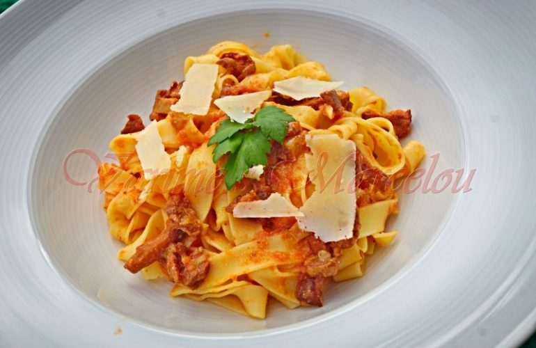 Tagliatelle s liškami