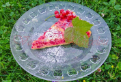 Rybízový Quiche se smetanou...